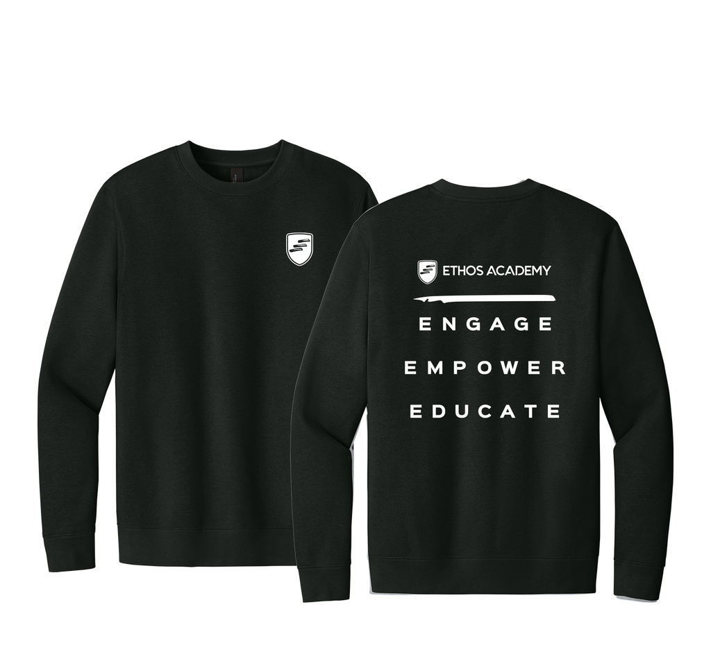 “Engage · Empower · Educate" Spirit Crew Neck