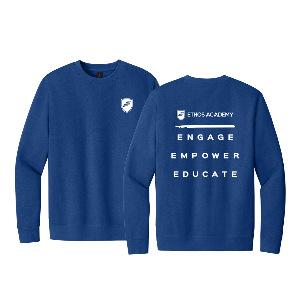 “Engage · Empower · Educate" Spirit Crew Neck