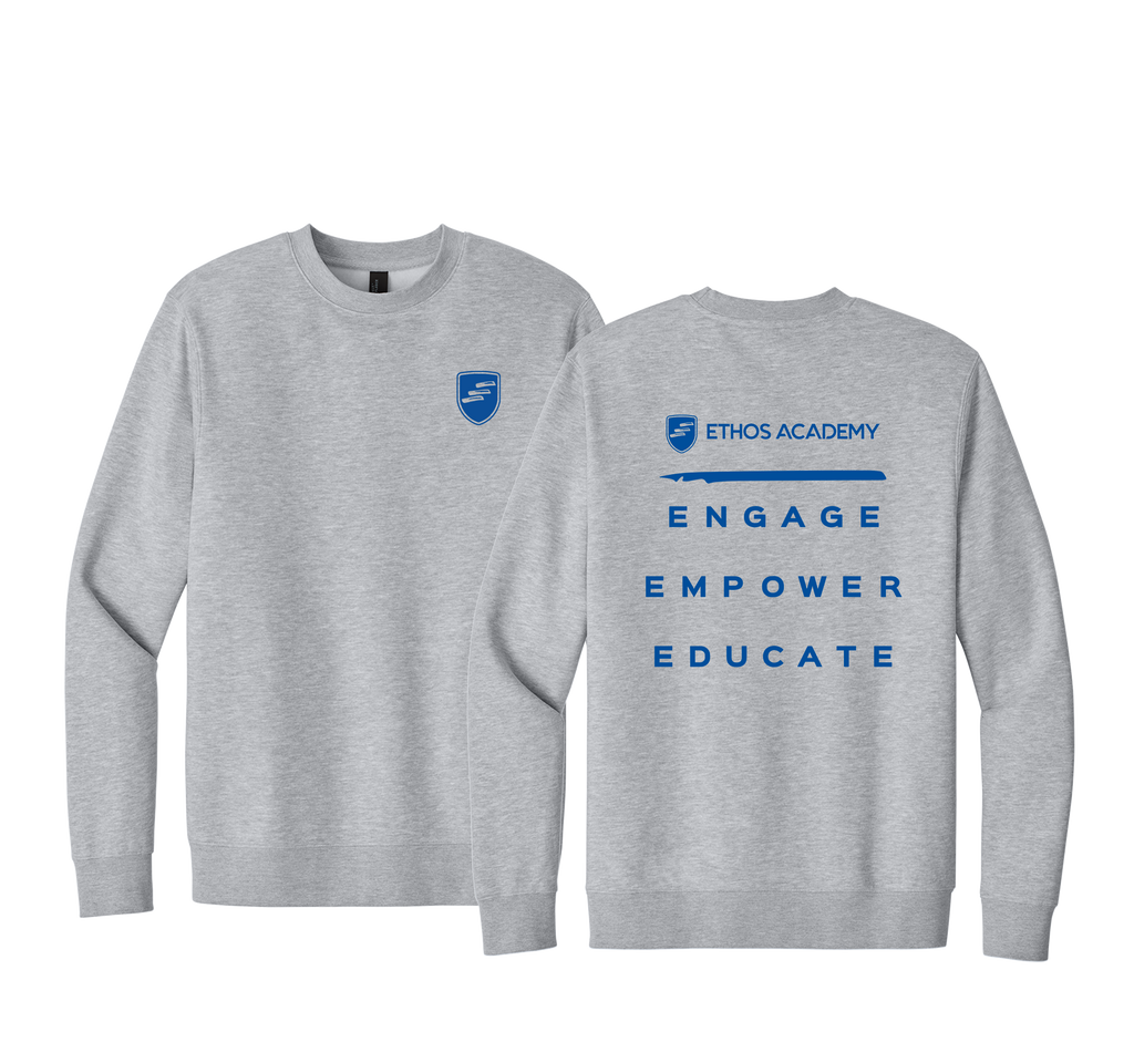 “Engage · Empower · Educate" Spirit Crew Neck
